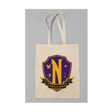 Nevermore Academy logo Wednesday színes vászontáska egyedi mintával kézitáska és bőrönd