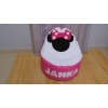 Neves babzsákfotel-Minnie#rózsaszín