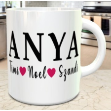  Neves bögre anyáknak - Anya gyerekei bögrék, csészék