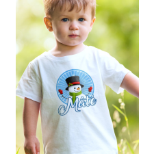  Neves gyerek pólók - Karácsonyi hóemberek gyerek póló