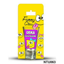  Neves Pálinkás Pohár 0,75 ml - Erika ajándéktárgy