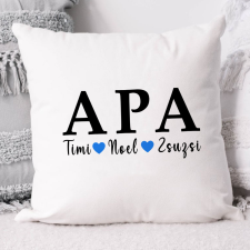  Neves párna apáknak - Apa gyerekei lakástextília