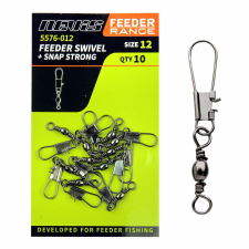 Nevis Feeder forgókapocs 12-es 10db/cs horgászkiegészítő