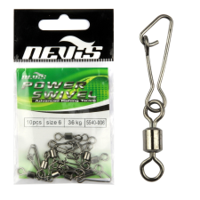Nevis Hengeres forgó + kapocs 14-es 10db/cs horgászkiegészítő