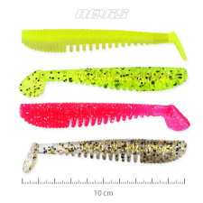 Nevis Impulse Shad 10cm 4db/cs 4szín horgászkiegészítő