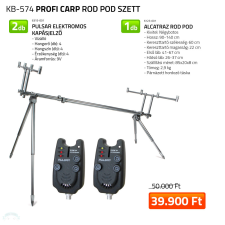 Nevis Profi Carp Rod Pod szett  6123-001+ 2x 6315-001 horgászbot