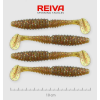 Nevis REIVA Zander Power Shad 10cm 4db/csomag /Barna-Flitter/