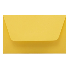 Névjegyboríték színes KASKAD enyvezett 70x105mm 57 citromsárga 50 db/csomag boríték