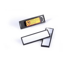 Névkitűző Durable Clip card 20 mm, mágnessel névkitűző