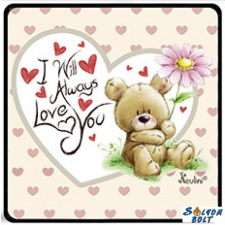 Nevlini Szerelmes hűtőmágnes, I will always love you, maci hűtőmágnes