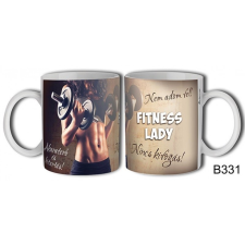 Nevlini Vicces bögre, Fitness lady bögrék, csészék