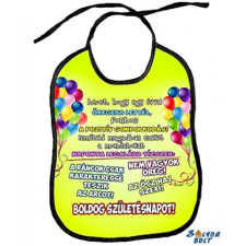 Nevlini Vicces előke, Boldog születésnapot, lufik ajándéktárgy