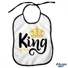 Nevlini Vicces előke, King in the Bed, király az ágyban ajándéktárgy