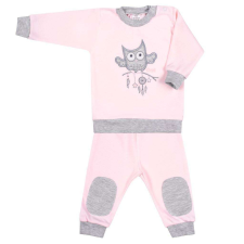 NEW BABY 2-részes baba együttes New Baby Owl rózsaszín 1-3 hó (62 cm) gyerek ruha szett