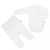 NEW BABY 2-részes baba együttes New Baby Stripes fehér 80 (9-12 h)