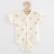 NEW BABY Baba Biopamut rövid ujjú patentos body New Baby Olives