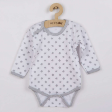 NEW BABY Baba body New Baby Classic II szürke csillagokkal kombidressz, body