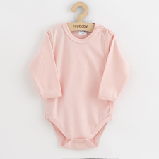 NEW BABY Baba body teljes hosszában patentos New Baby Classic II világos rózsaszín kombidressz, body