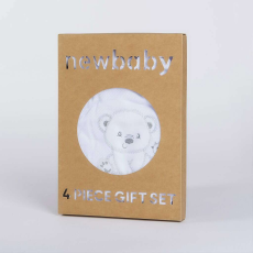 NEW BABY Baba együttes New Baby Sweet Bear fehér, vel. 50