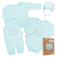 NEW BABY Baba együttes New Baby Sweet Bear kék - 62 (3-6 h) babaruha szett
