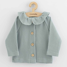 NEW BABY Baba kabátka gombokkal New Baby Laura Luxury clothing szürke babakabát, overál, bundazsák
