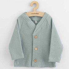 NEW BABY Baba kabátka gombokkal New Baby Luxury clothing Oliver szürke babakabát, overál, bundazsák