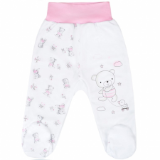 NEW BABY Baba lábfejes nadrág New Baby Bears rózsaszín rugdalózó