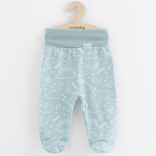 NEW BABY Baba lábfejes nadrág New Baby Classic II dinó menta babanadrág