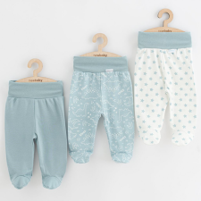 NEW BABY Baba lábfejes nadrág New Baby Classic II Uni 3 db menta babanadrág