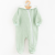 NEW BABY Baba muszlin kezeslábas kapucnival New Baby Comfort clothes zsálya színű