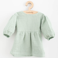 NEW BABY Baba muszlin ruha New Baby Comfort clothes zsálya színű