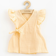 NEW BABY Baba muszlin ruha New Baby Leny peach lányka ruha