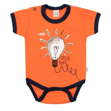 NEW BABY Baba pamut body rövid ujjú New Baby Happy Bulbs kombidressz, body