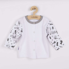 NEW BABY Baba pamut kabát New Baby Music, vel. 68 (4-6 h)