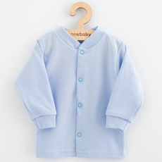 NEW BABY Baba pamut kabátka New Baby Happy Elephante blue