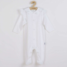 NEW BABY Baba pamut kezeslábas New Baby Stripes fehér babakabát, overál, bundazsák