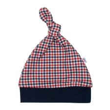 NEW BABY Baba pamut sapka New Baby Checkered 68 (4-6 h) gyerek sapka