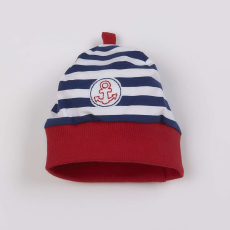 NEW BABY Baba pamut sapka New Baby Marine, vel. 80 (9-12 h)