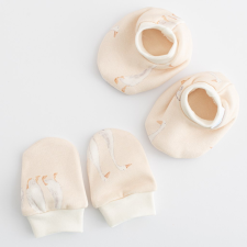 NEW BABY Baba pamut szett-kiscipő és kesztyű New Baby Libák gyerek cipő