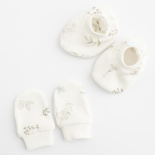 NEW BABY Baba pamut szett-kiscipő és kesztyű New Baby Zoe gyerek cipő