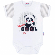 NEW BABY Baba rövid ujjú body New Baby Panda kombidressz, body