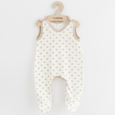 NEW BABY Baba rugdalózó New Baby Classic II csillagokkal bézs rugdalózó