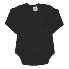 NEW BABY Body hosszú ujj New Baby - fekete újszülött (50 cm) kombidressz, body