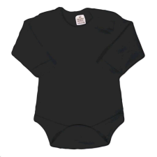 NEW BABY Body hosszú ujjú New Baby - fekete kombidressz, body