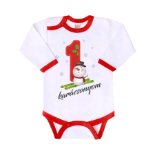 NEW BABY Body nyomtatott mintával New Baby Az én 1 karácsonyom kombidressz, body