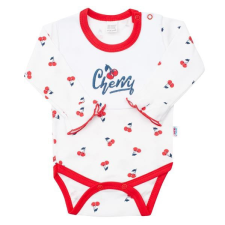 NEW BABY Body pamut hosszú ujjú New Baby Cherry kombidressz, body