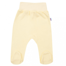 NEW BABY csecsemő lábfejes nadrág sárga babanadrág