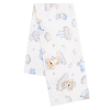 NEW BABY Flanel pelenka nyomtatott mintával New Baby koala kék