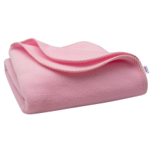 NEW BABY Gyerek fleece takaró New Baby 100x75 rózsaszín csíkos babaágynemű, babapléd