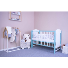 NEW BABY Gyerek kiságy New Baby ELSA standard fehér-menta kiságy, babaágy